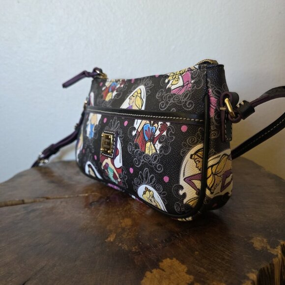 Dooney & Bourke Disney Parks Runaway Princess Crossbody Pouchette Bag Black NWOT - Picture 11 of 16